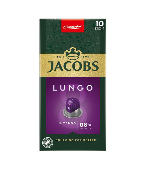 Jacobs Lungo 8 Intense 10-Piece Capsule Coffee