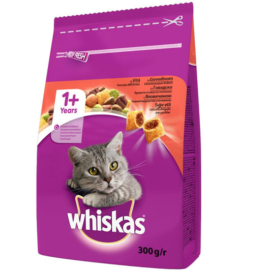 Whiskas Cat Dry Steak And Carrot 300 Gm SF Traders