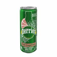 Perrier Source Pink Grapefruit Flavor Can 250ml